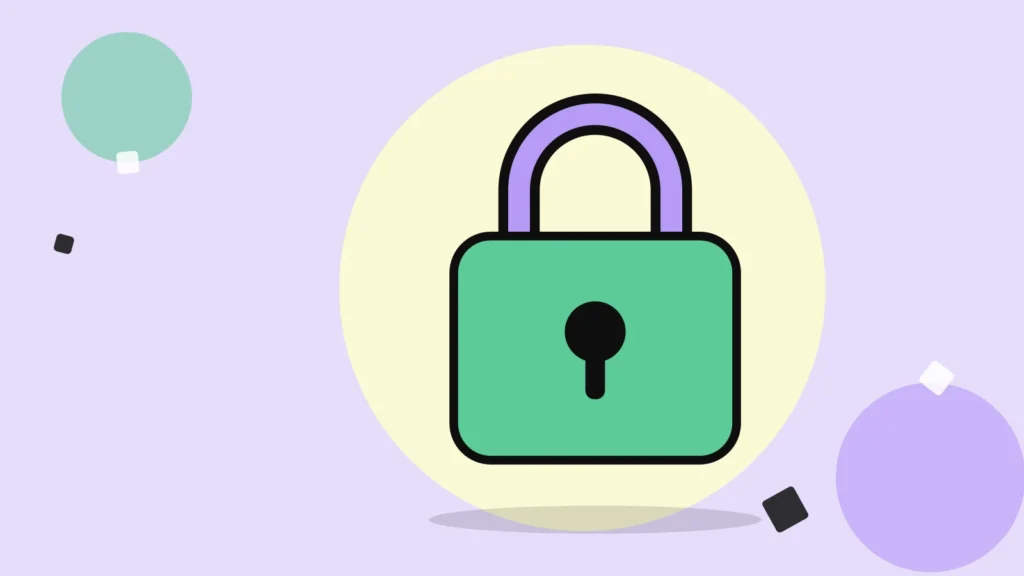 Illustration of a padlock