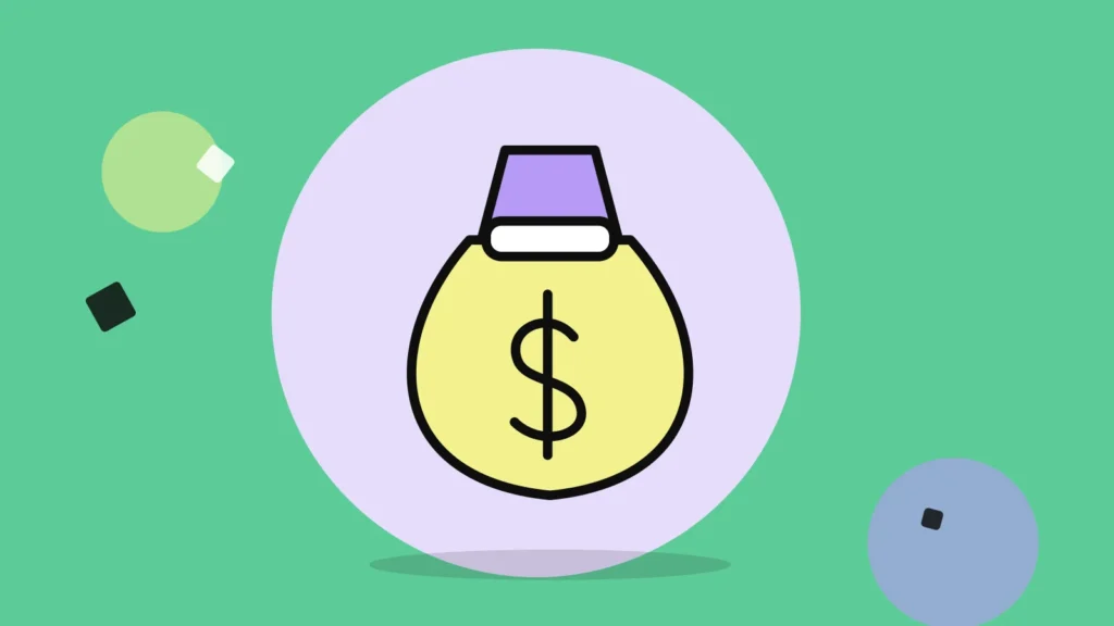 Illustration of a money bag